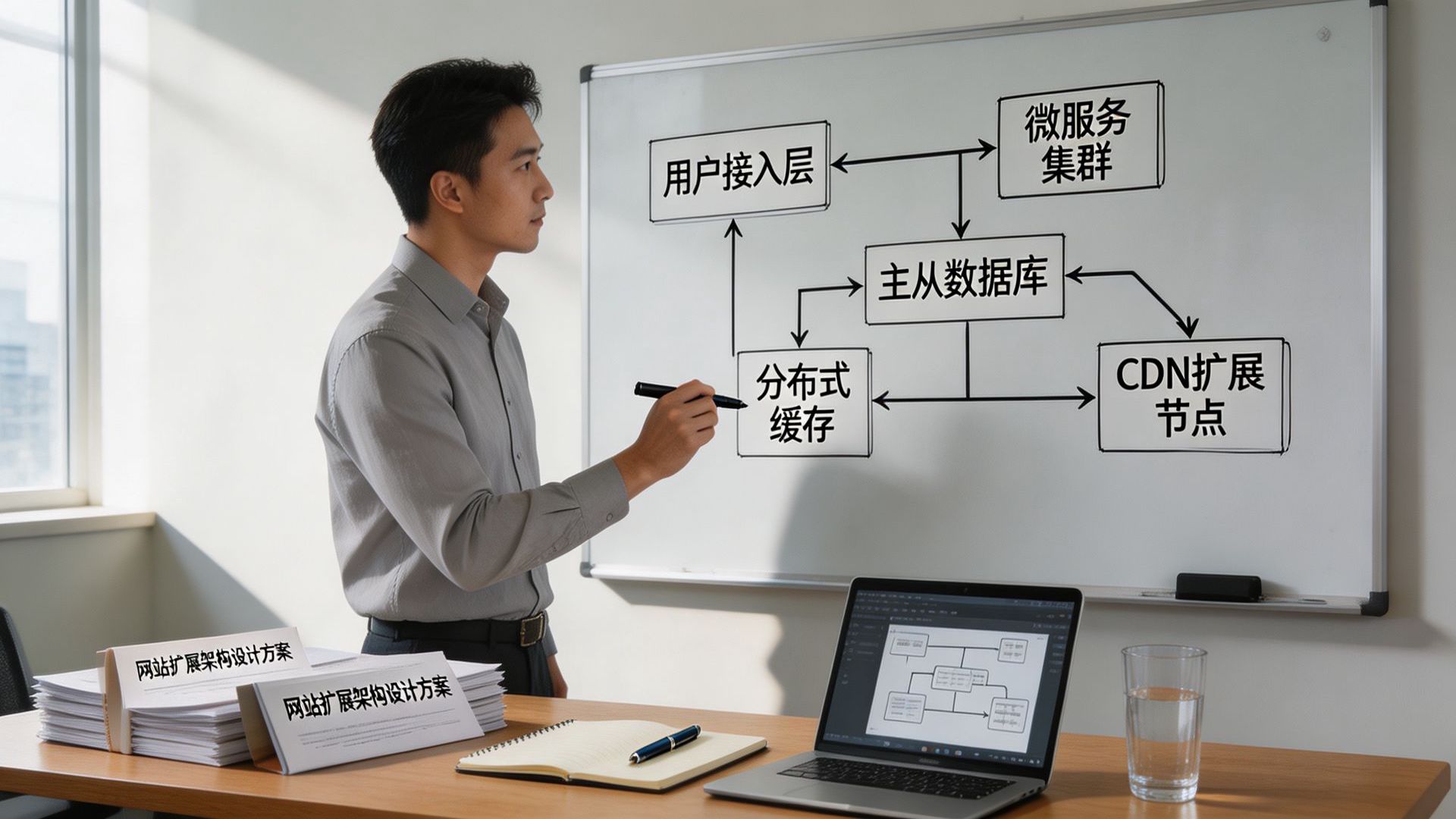 设计板块预留与可生长架构